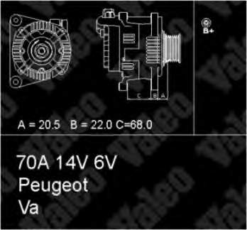 Gerador 437137 VALEO
