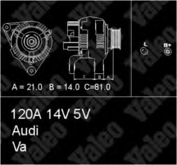 JZW903021SX VAG Gerador