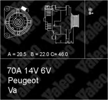 Gerador VALEO 437355