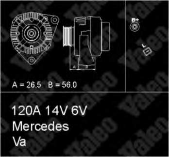 Gerador VALEO 437376
