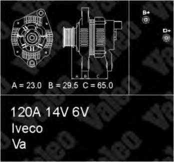 500362607 Fiat/Alfa/Lancia Gerador