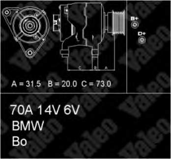 12314353353 BMW Gerador