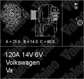 Gerador 437317 VALEO