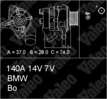 0986040310 Bosch Gerador