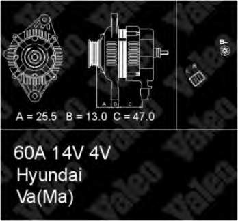 Gerador ALC977 Japan Parts