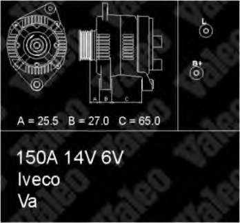 Gerador 437350 VALEO