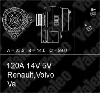 8200538815 Renault (RVI) Gerador