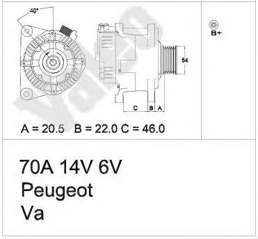 Gerador 437355 VALEO