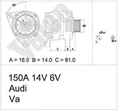 0124525008 VAG Gerador