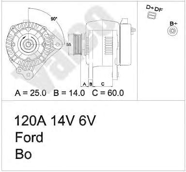 0123505011 VAG Gerador