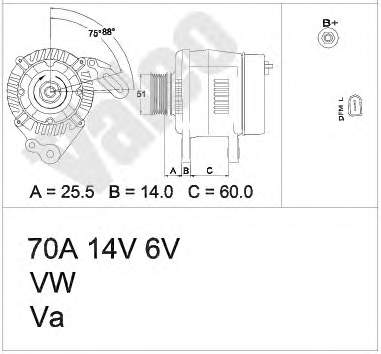 037903025N VAG Gerador