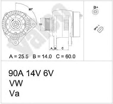 Gerador 437404 VALEO