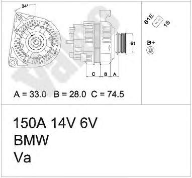 Gerador 437410 VALEO