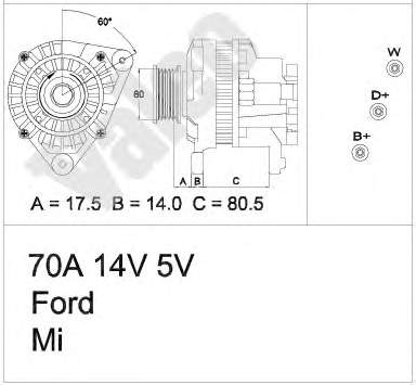 63321695 Ford Gerador