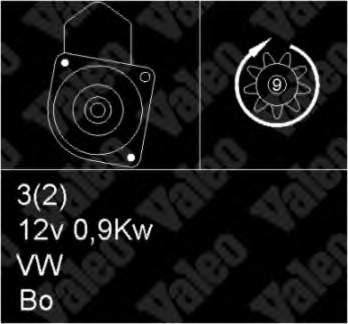 0001112021 VAG Motor de arranco