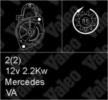 A0041517101 Mercedes Motor de arranco