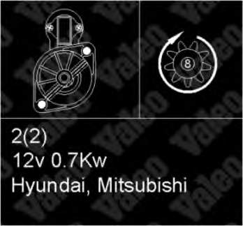 MC109018 Mitsubishi Motor de arranco
