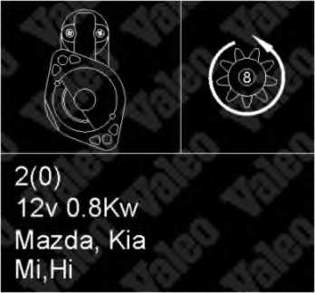Motor de arranco Mazda FE1H18400 preço, a partir de 76,98 USD