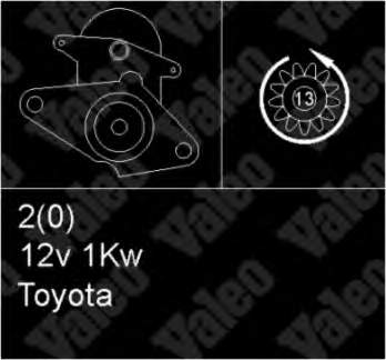 455604 VALEO Motor de arranco