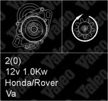 31200P1KEO Honda Motor de arranco