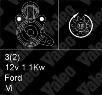 455890 VALEO Motor de arranco