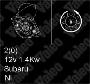 Motor de arranco Subaru M000T83981 preço, a partir de 64,70 USD