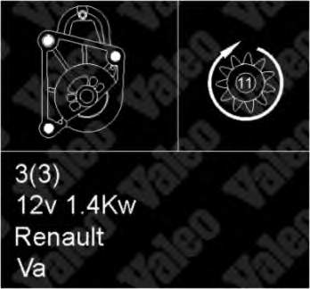 Motor de arranco Renault (RVI) 7700113208 preço, a partir de 100,34 USD