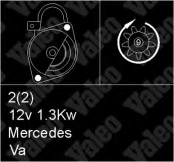 Compre D6RA168 Mercedes Motor de arranco