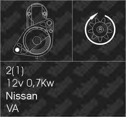 D7E40 Nissan/Infiniti Motor de arranco