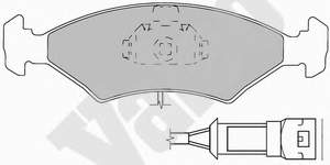 Compre 1042688 Ford Sapatas do freio dianteiras de disco