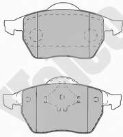 Compre 8D0698151C VAG Sapatas do freio dianteiras de disco