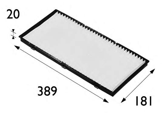 Filtro de salão 698174 VALEO