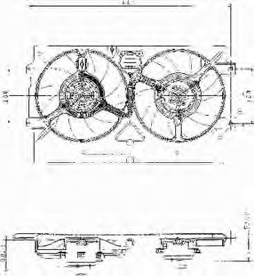 Ventilador elétrico de esfriamento montado (motor + roda de aletas) direito VAG 6K0959455D preço, a partir de 110,32 USD