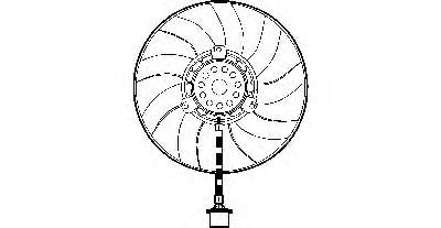 Ventilador elétrico de esfriamento montado (motor + roda de aletas) direito Mahle Original CFF377000S preço, a partir de 91,94 USD