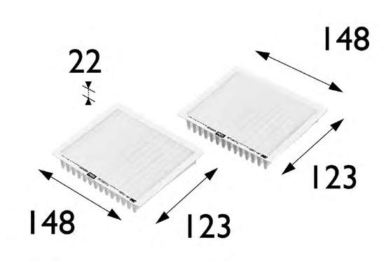 Filtro de salão 698469 VALEO