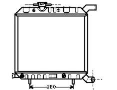 Radiador de esfriamento de motor Nissens 60979 preço, a partir de 171,80 USD