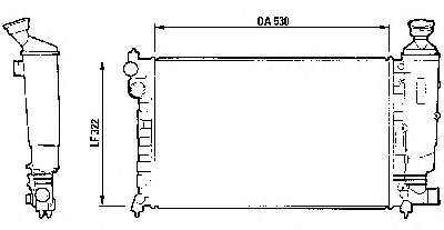 Compre 63521A Nissens Radiador de esfriamento de motor