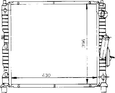 7701038688 Renault (RVI) Radiador de esfriamento de motor