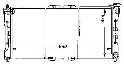 Radiador de esfriamento de motor Mazda FS1915200E preço, a partir de 54,48 USD