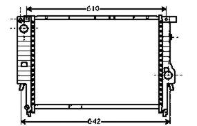 Radiador de esfriamento de motor BMW 17112227281 preço, a partir de 128,74 USD