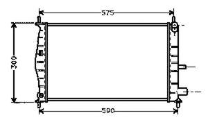 Radiador de esfriamento de motor NRF 50131 preço, a partir de 57,74 USD