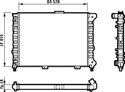 Radiador de esfriamento de motor HELLA 8MK376718101 preço, a partir de 100,98 USD
