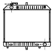 67172 Nissens Radiador de esfriamento de motor
