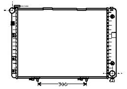 A1245001402 Mercedes Radiador de esfriamento de motor