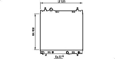 Radiador de esfriamento de motor Chrysler 5086547AB preço, a partir de 85,88 USD