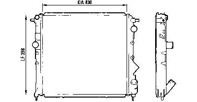 7700803753 Renault (RVI) Radiador de esfriamento de motor