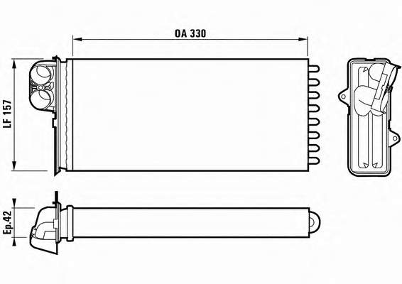 FT55272 Fast Radiador de forno (de aquecedor)