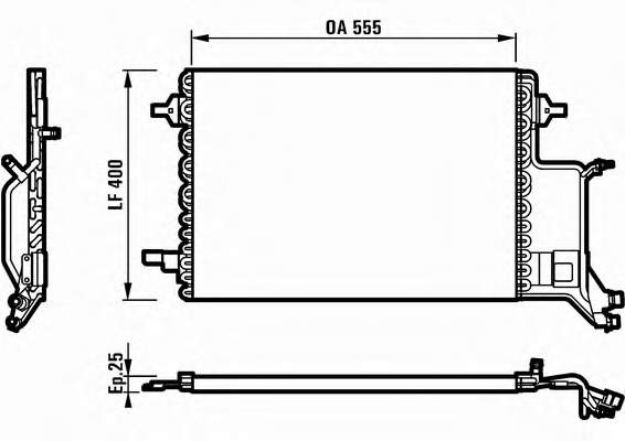 AC352000S Mahle Original Radiador de aparelho de ar condicionado