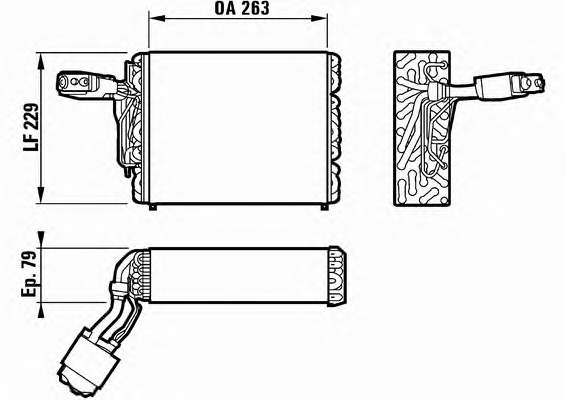 Vaporizador de aparelho de ar condicionado Volkswagen Golf preço, a partir de 112,23 USD
