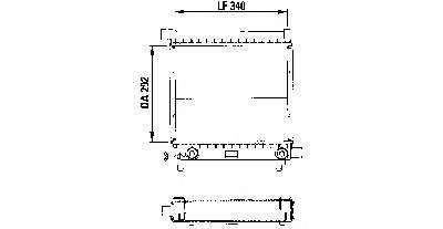 Radiador de esfriamento de motor VAN Wezel 30002064 preço, a partir de 91,65 USD
